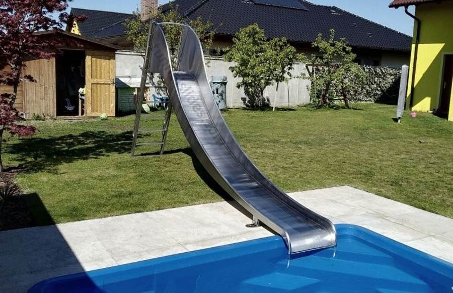 Vodní skluzavky Aqua Banán s žebříkem